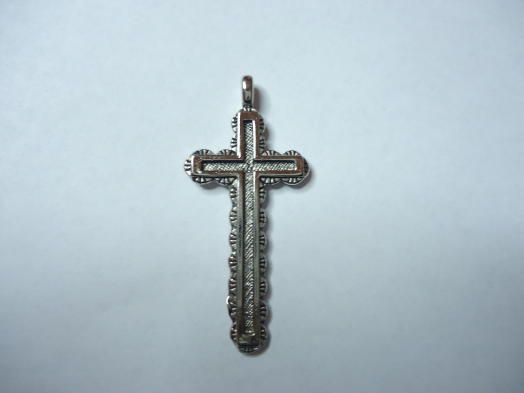 (image for) Cross Silver Pewter Pendant #SWS-Q008